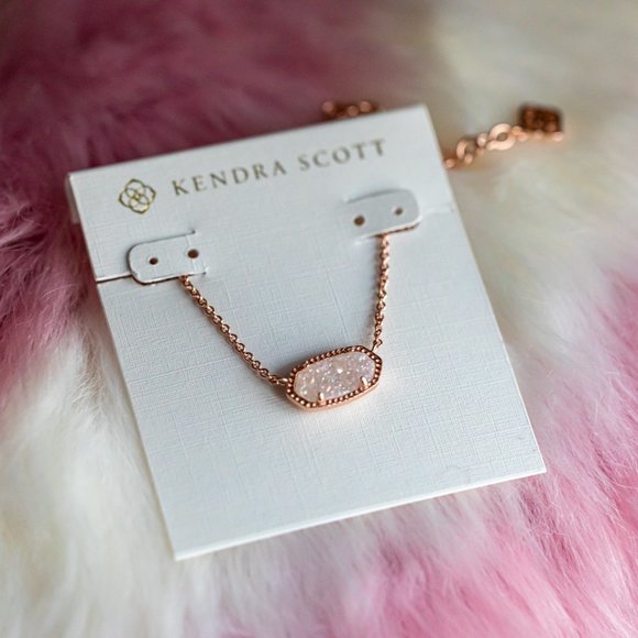 Kendra Scott Jewelry - Kendra Scott Rose Gold ELISA Drusy Necklace